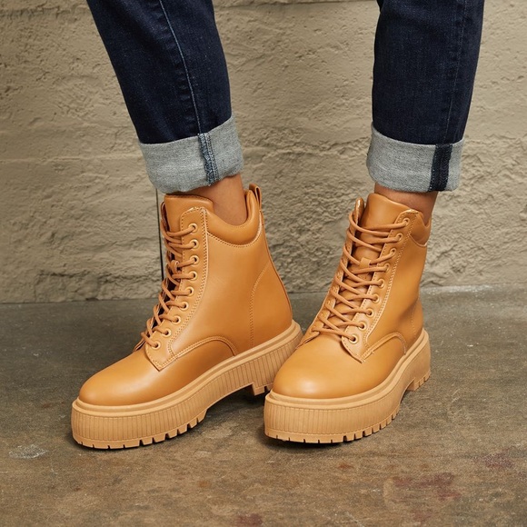 East Lion Corp Platform Combat Boots - Picture 4 of 7